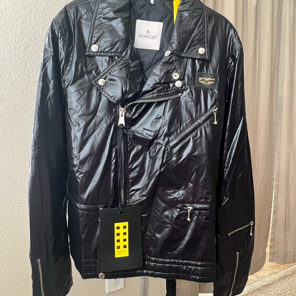 Moncler Shiny Black Lightweight Jacket